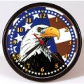 Wanduhr - ADLER MIT AMERIKA FLAGGE - USA