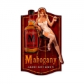 Blechschild - MAHOGANY BOURBON