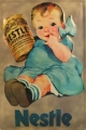 Nostalgie Blechschild - NESTLE KINDERMEHL