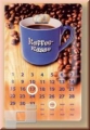 Nostalgie Blechschild Sparkalender - KAFFEEKASSE