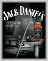 Blechschild 3 D- JACK DANIELS - BILLARD SCENE