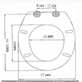 Bild 2 von WC-Toiletten-Sitz mit Absenkautomatik - MUSCHEL AM STRAND