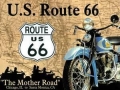 Nostalgie Blechmagnet - US ROUTE 66 THE MOTHER ROAD