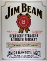 Nostalgie Blechschild - JIM BEAM WHITE LABEL WHISKY