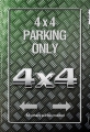 Bild 5 von Metallic Blechschild-DIV. PARKING ONLY-AUTO-MOTORRAD-DIV.