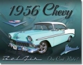 Nostalgie Blechschild - CHEVY BEL AIR 1956