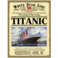 Blechschild - TITANIC - WEDNESDAY, APRIL 10