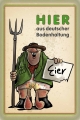 Blechschild - HIER EIER AUS BODENHALTUNG