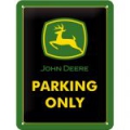 Blechschild 3D - JOHN DEERE - PARKING ONLY