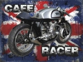 Blechschild - CAFE RACER MOTORBIKE