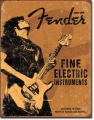 Nostalgie Blechschild - FENDER - FINE ELECTRIC INSTRUMENTS