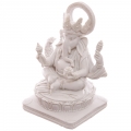 WEISSER GANESHA BUDDHA - 13,5 CM