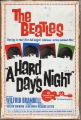 Rusty Blechschildkarte - THE BEATLES - A HARD DAYS NIGHT