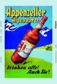 Blechschild - APPENZELLER ALPENBITTER TRINKEN ALLE