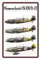 Blechschild - MESSERSCHMITT BF 109 LUFTWAFFE