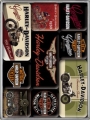 9-teil. Magnet-Set - HARLEY DAVIDSON - BIKES