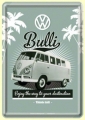 Blechschild - VW BULLY - RETRO - 30 X 40 CM