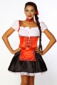 DIRNDL MOD 12.104 - SCHWARZ-ROT-WEISS - ONE SIZE