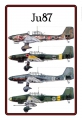 Blechschild - JU 87 LUFTWAFFE