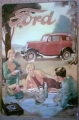 Nostalgie Blechschild - FORD OLDTIMER - PICKNICK