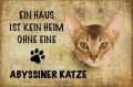 Bild 2 von Blechschild-DIV. KATZEN - EIN HEIM OHNE KATZE IST KEIN