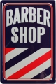 Nostalgie Blechschild - BARBER SHOP