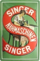 Nostalgie Blechschild - SINGER NÄHMASCHINEN