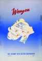 Blechschild - WENGEN - HEIMAT DER GUTEN SKIFAHRER