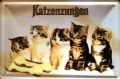 Blechschild - KATZENZUNGEN