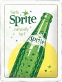 Blechschild 3D - SPRITE - BOTTLE