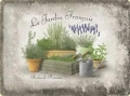 Nostalgie Blechschild - JARDIN FRANCAIS