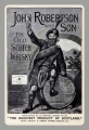Blechschild - JOHN ROBERTSON & SON SCOTCH WHISKY