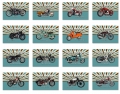 Bild 1 von Blechschild - DIV. CLASSIC MOTORBIKES MODELLE