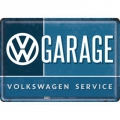 Blechschild - VW GARAGE - VOLKSWAGEN SERVICE