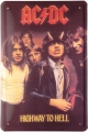 Blechschild - AC/DC - HIGHWAY TO HELL-20X30CM