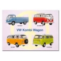 Nostalgie Blechschild - VW KOMBI WAGON