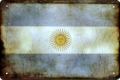Rusty Blechschild - ARGENTINIEN