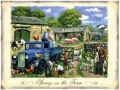 Blechschildkarte - BRITISH FARMERS -PUT THE BEST FOOD